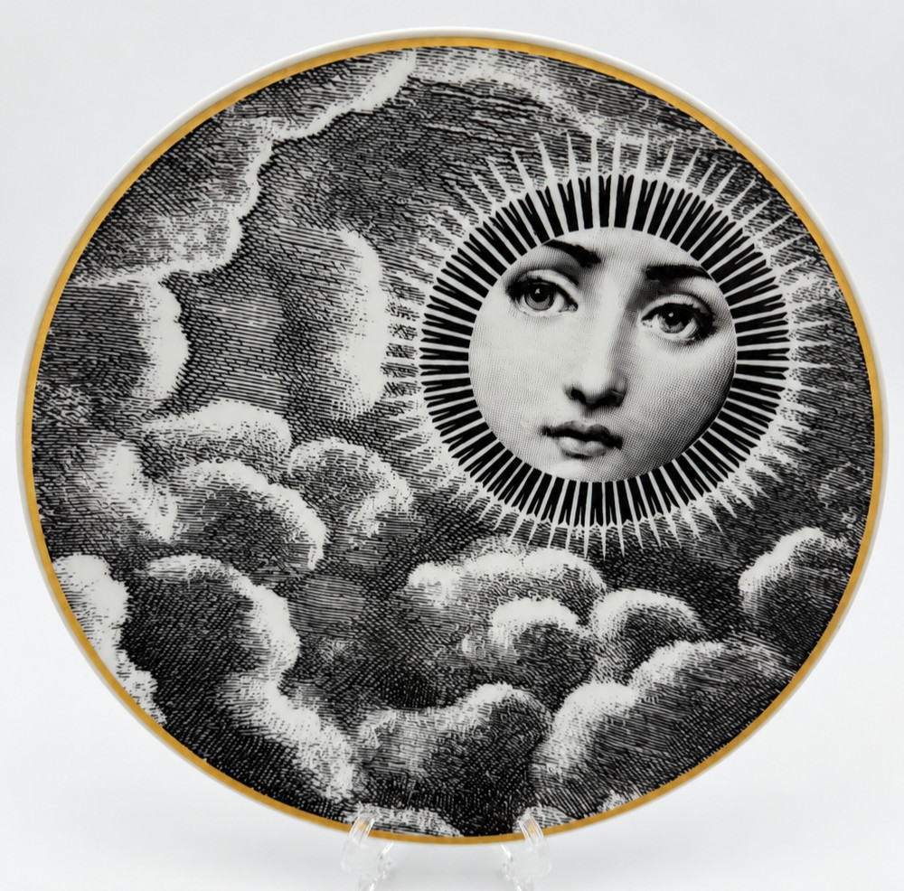 Rosenthal Fornasetti Tema e Variazioni Motiv 18 Sun Plate Germany 9.25