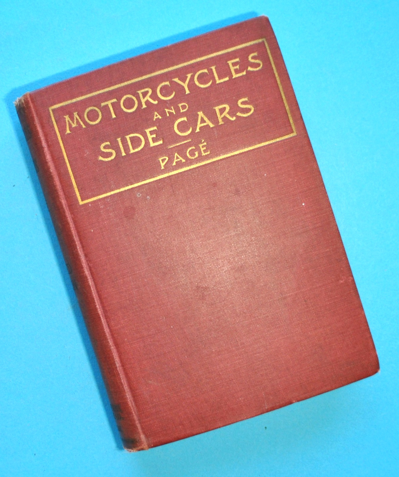 1924 Motorcycles & Side Cars Victor Page Harley Manual Indian Henderson Yale R.S