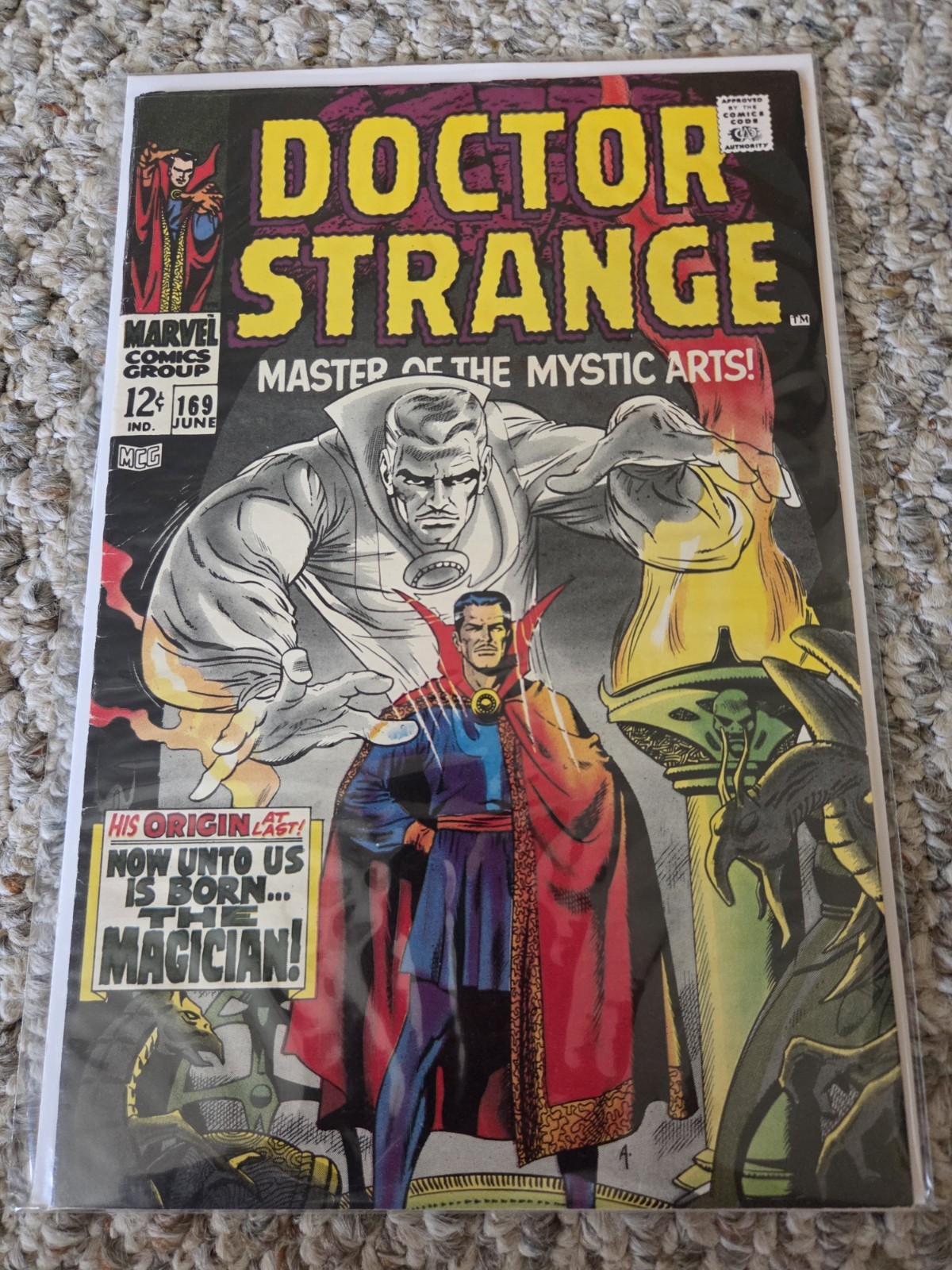 Doctor Strange #169 1st Own  Series Marvel Comics 1968 Silver Age Key Comic F+