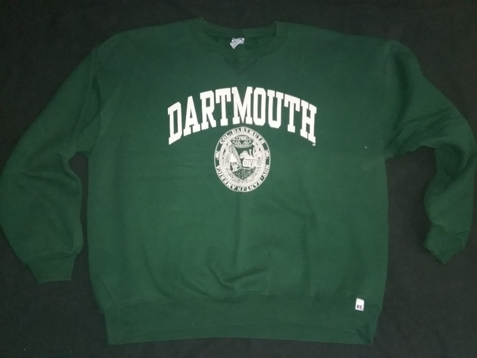 Classic Dartmouth College XXL Sweatshirt by Russell Athletic Excellent Condition