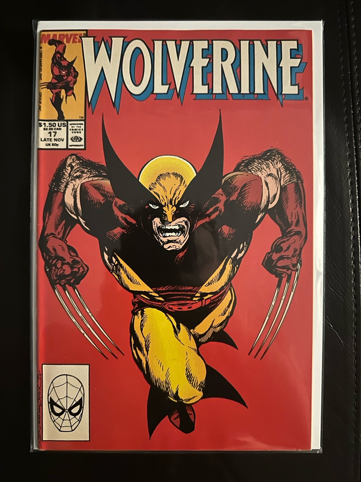 Wolverine #17 (Marvel , 1989) with Classic John Byrne Cover Art, VF