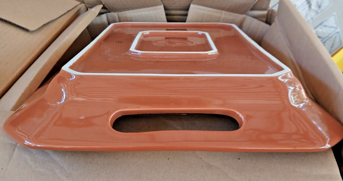 Longaberger Rectangular Serving Platter / Tray - Spice - New in Box 17 x 12