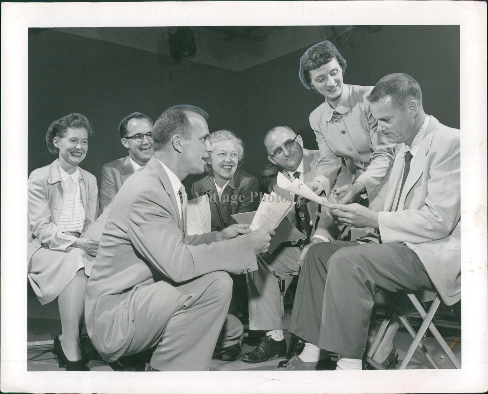 1957 Tampa Florida Bob Doty Martha Mathis Evelyn Norris Vintage Press Photo 8x10