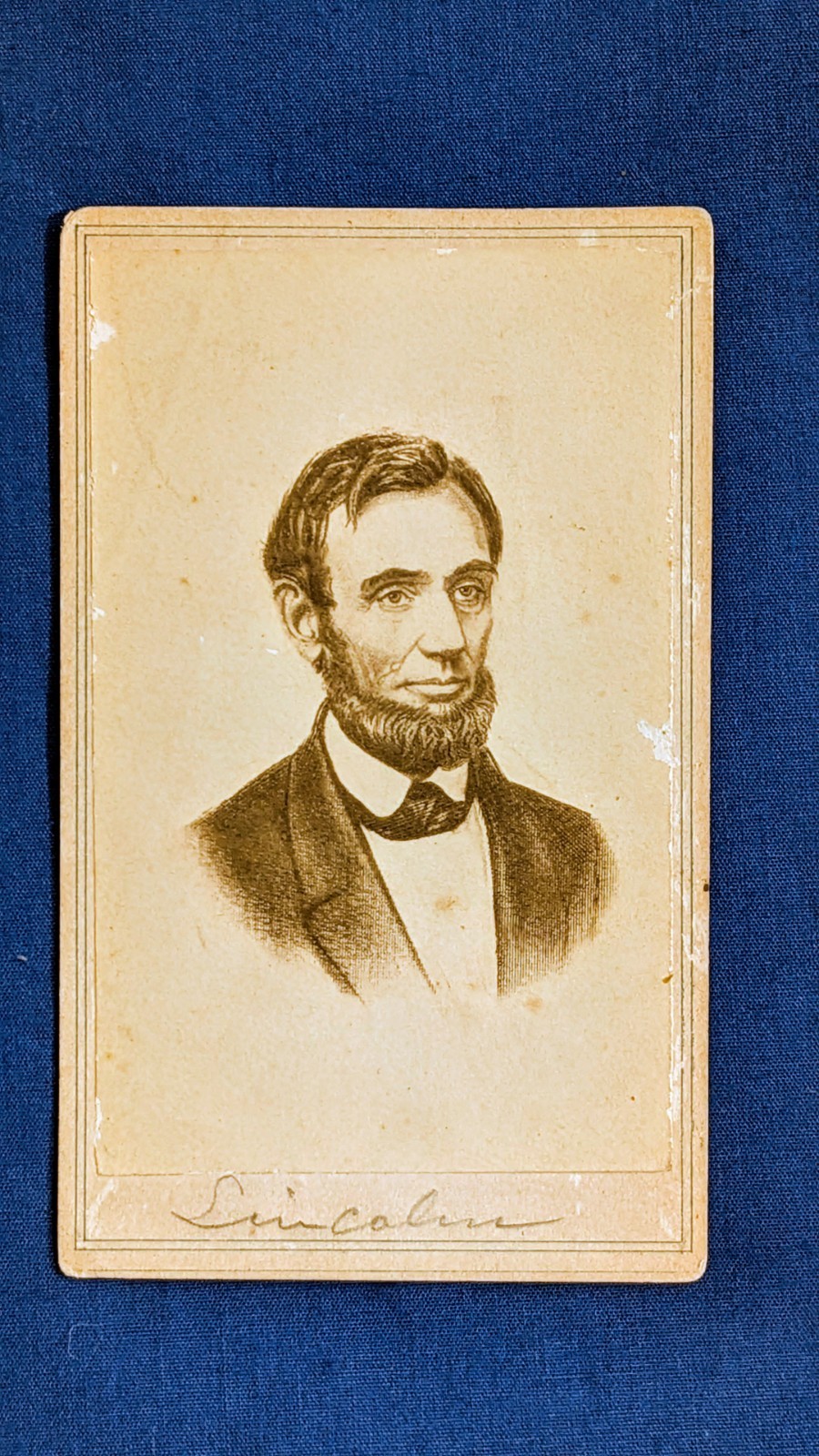 Antique Abraham Lincoln CDV Photo Civil War 1860\'s