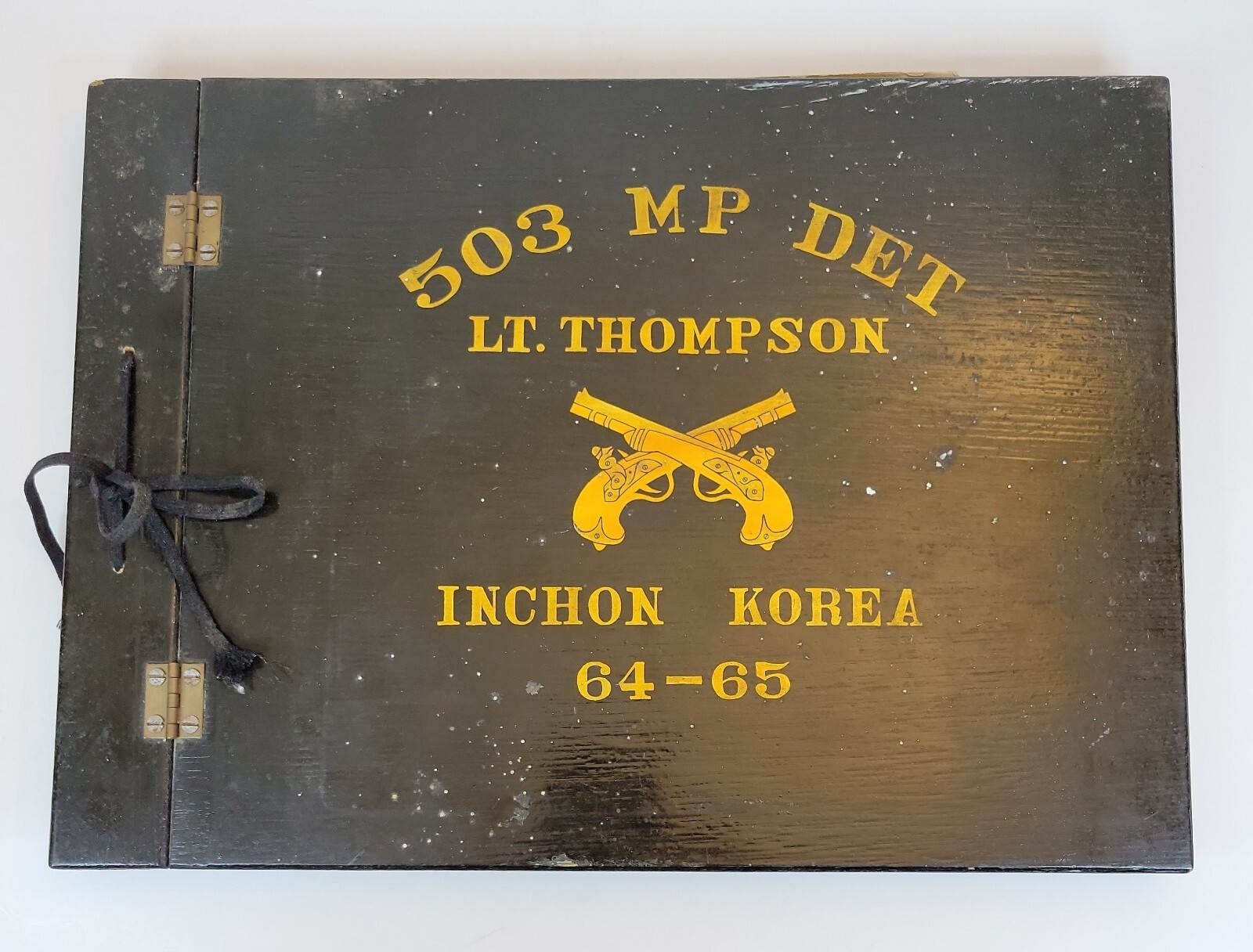 1964-65 Inchon Korea US Military Soldiers Scrapbook ~ Many Photos ~ Some Damage