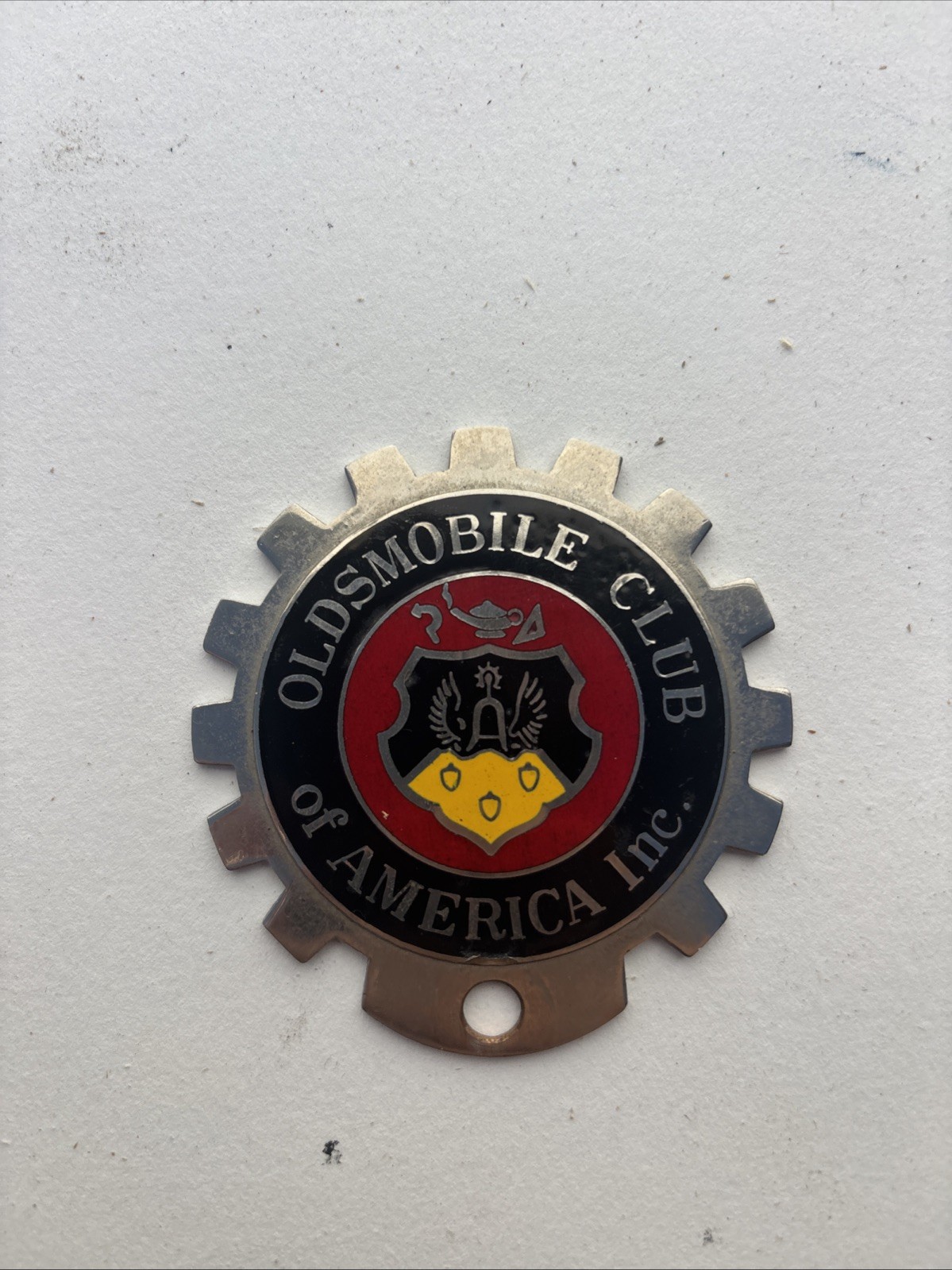 Vintage Oldsmobile Club Of America Inc Badge Enamel