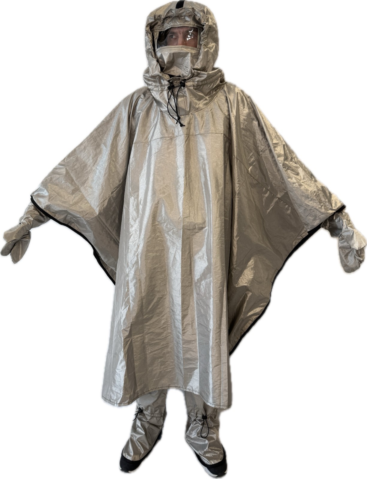 Anti-thermal imager poncho. Masking kit for thermal imagers cameras