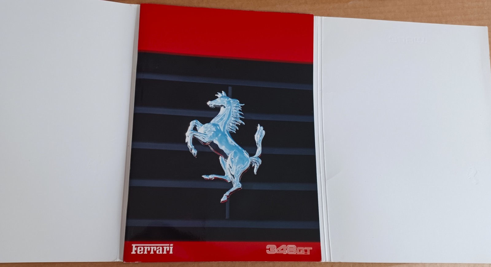 1993 Ferrari 348 GT Original Sales Brochure Catalog w/ Embossed Protective Cover