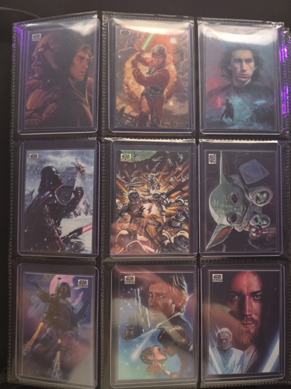 Topps Star Wars Galaxy 2025 Master Set With Binder