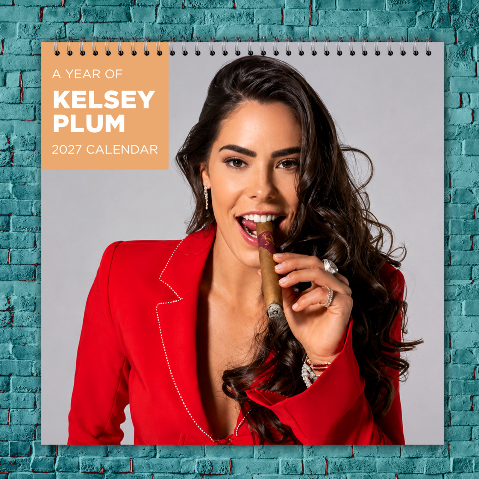 Kelsey Plum 2027 Wall Calendar 12 Month Celebrity Photo Fan Collectible