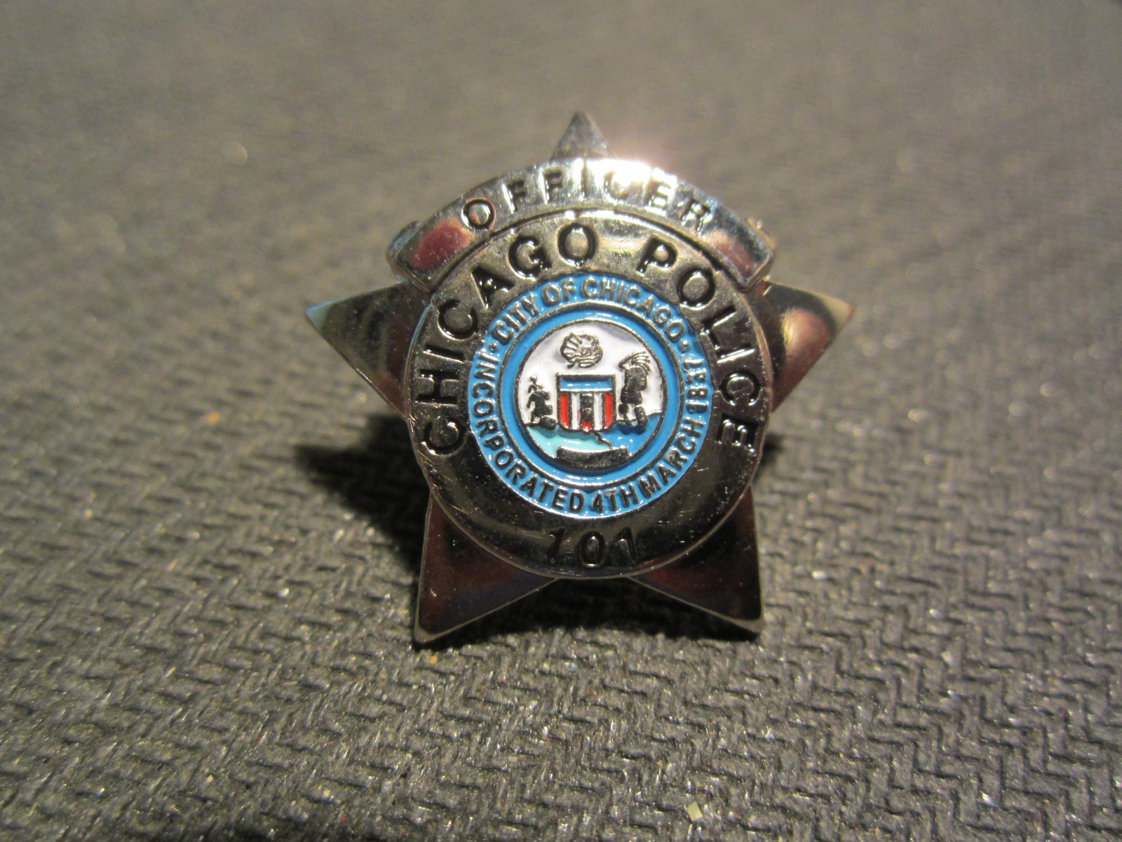 CHICAGO POLICE TIE  PIN