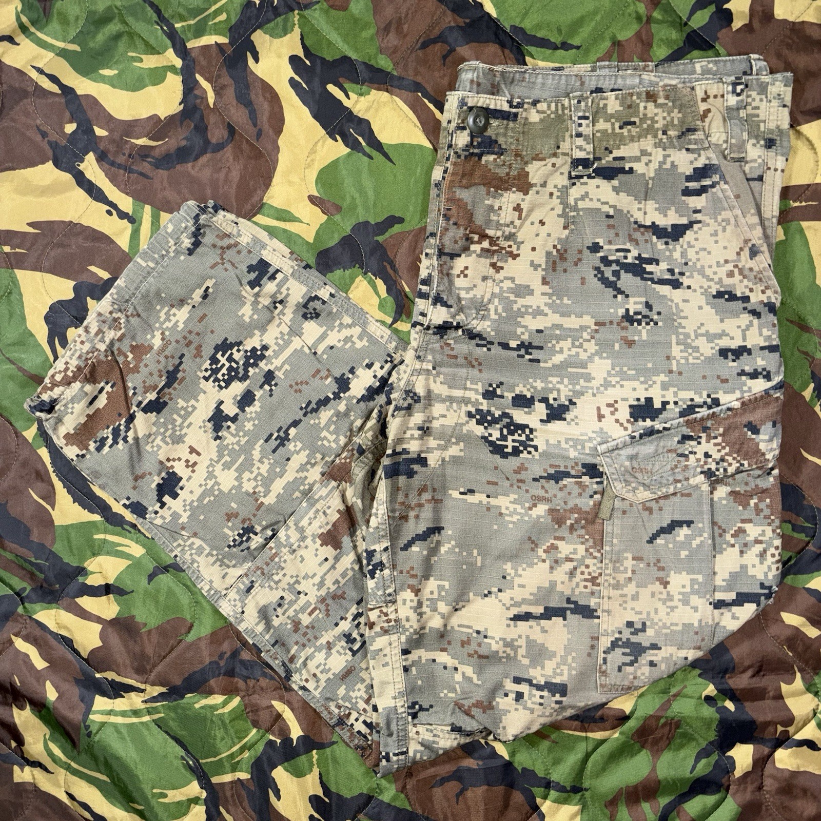 43X28* OSRH Digital Woodland Camo Pants Trousers Cropat Croatian Army Military
