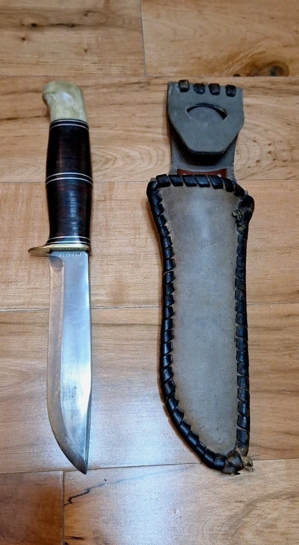 VINTAGE HARRY MORSETH BRUSLETTO GEILO MADE IN NORWAY KNIFE HUNTER BOWIE 5