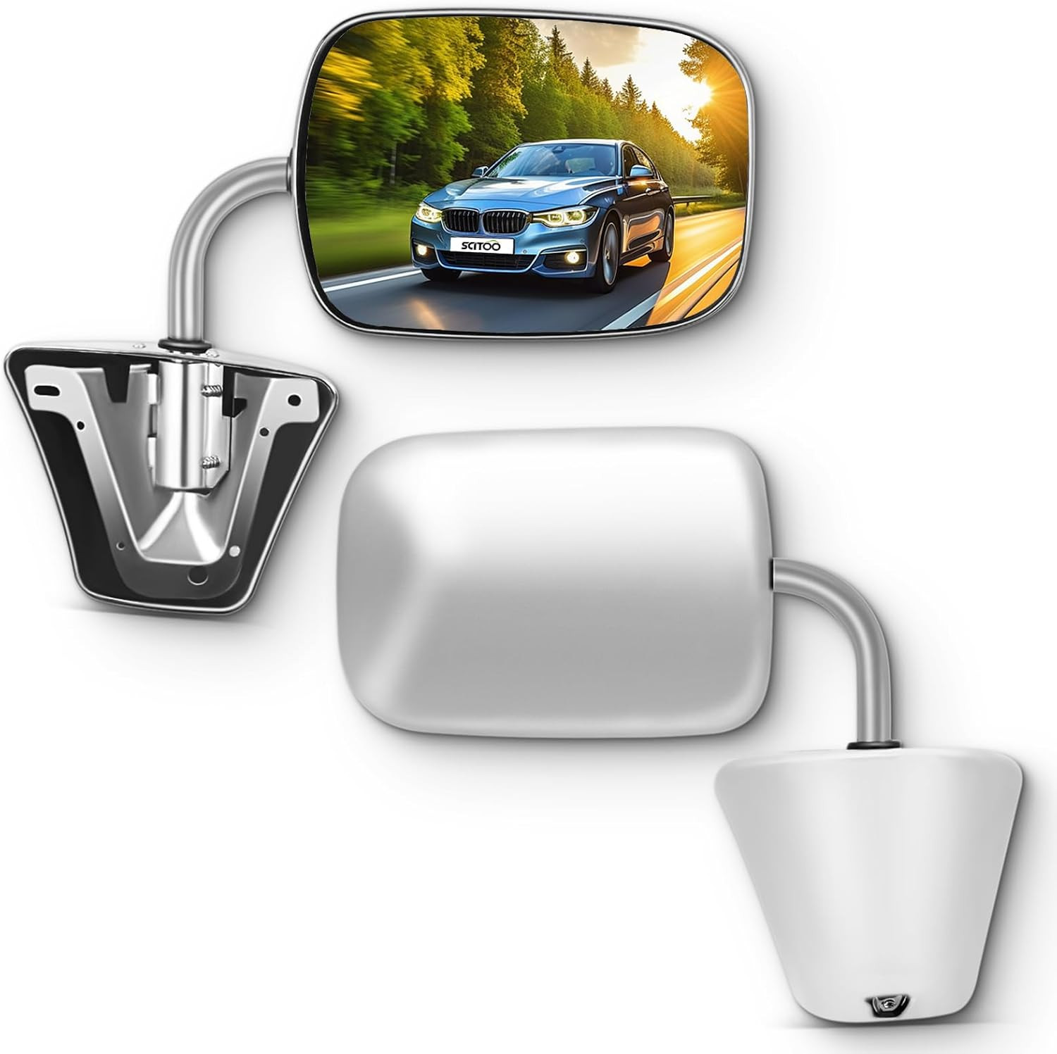Side View Mirrors Fit for 1973-1991 for Chevy Blazer 1973-1987 for Chevy Pickup Side View Mirrors Fit for 1973-1991 for Chevy Blazer 1973-1987 for Chevy Pickup
