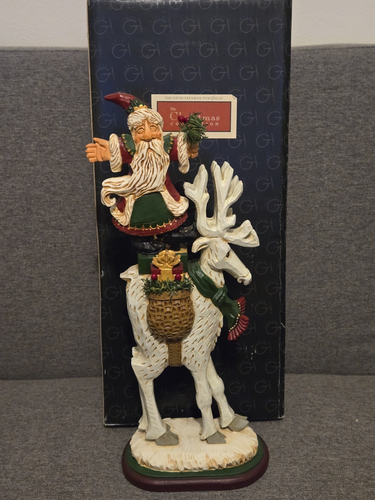 David Frykman On Top of the World DF2017 1997 Santa Reindeer 1188/3000 COA Box