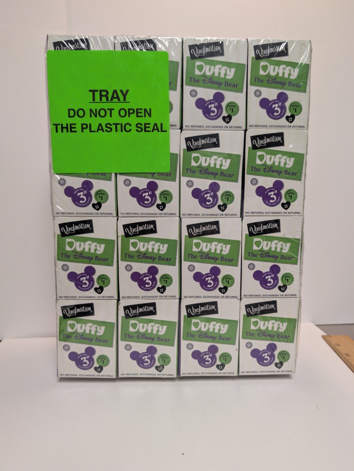 Disney Vinylmation Duffy the Disney Bear Series 1 Sealed Tray Case Box 24 Pack