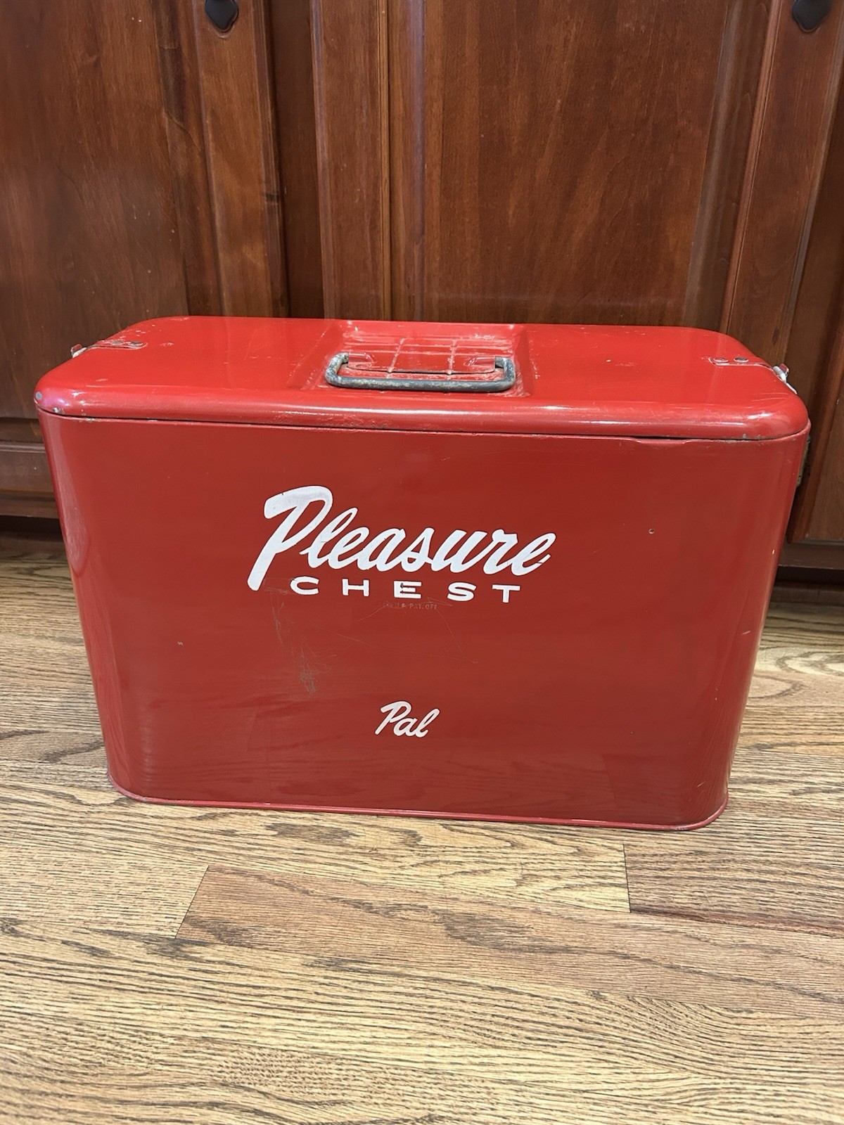 Vintage Antique 1950s Pleasure Chest PAL Smaller Cooler