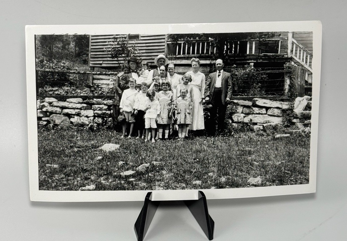 Vintage 1960s Reprint McDonalds Mill Virginia Family Group Photo 1918