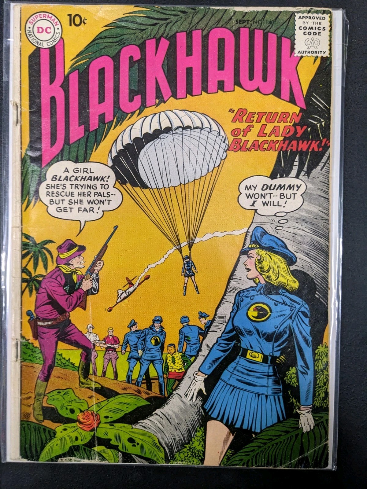 Blackhawk #140 (DC Comics September 1959) See Pics For Condition 