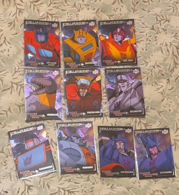 2026 Upper Deck Transformers 40th Stellar System Card Complete Set Of 10 LAST 1