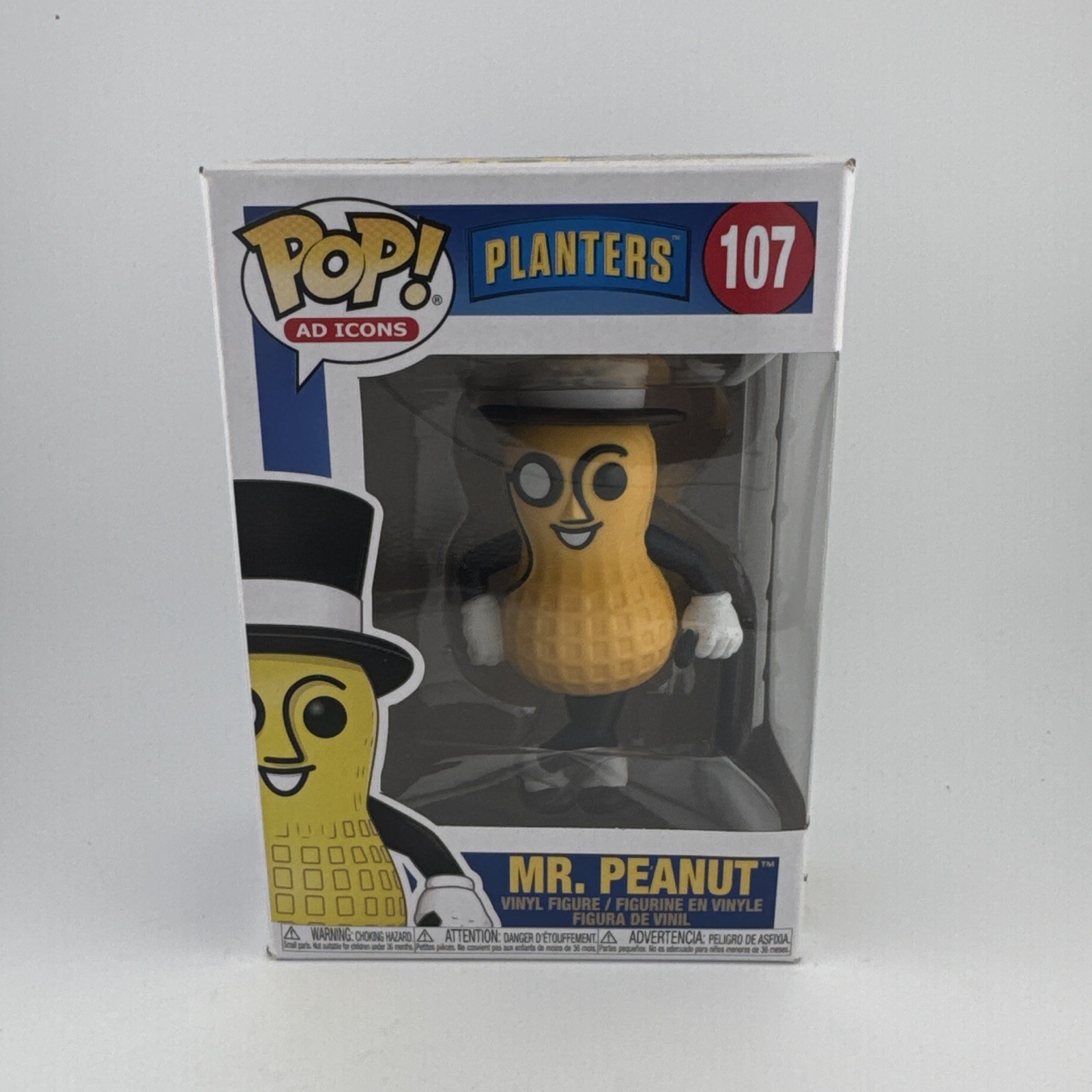 Planters Nuts Mr. Peanut Funko Pop Ad Icons #107 Vinyl Figure