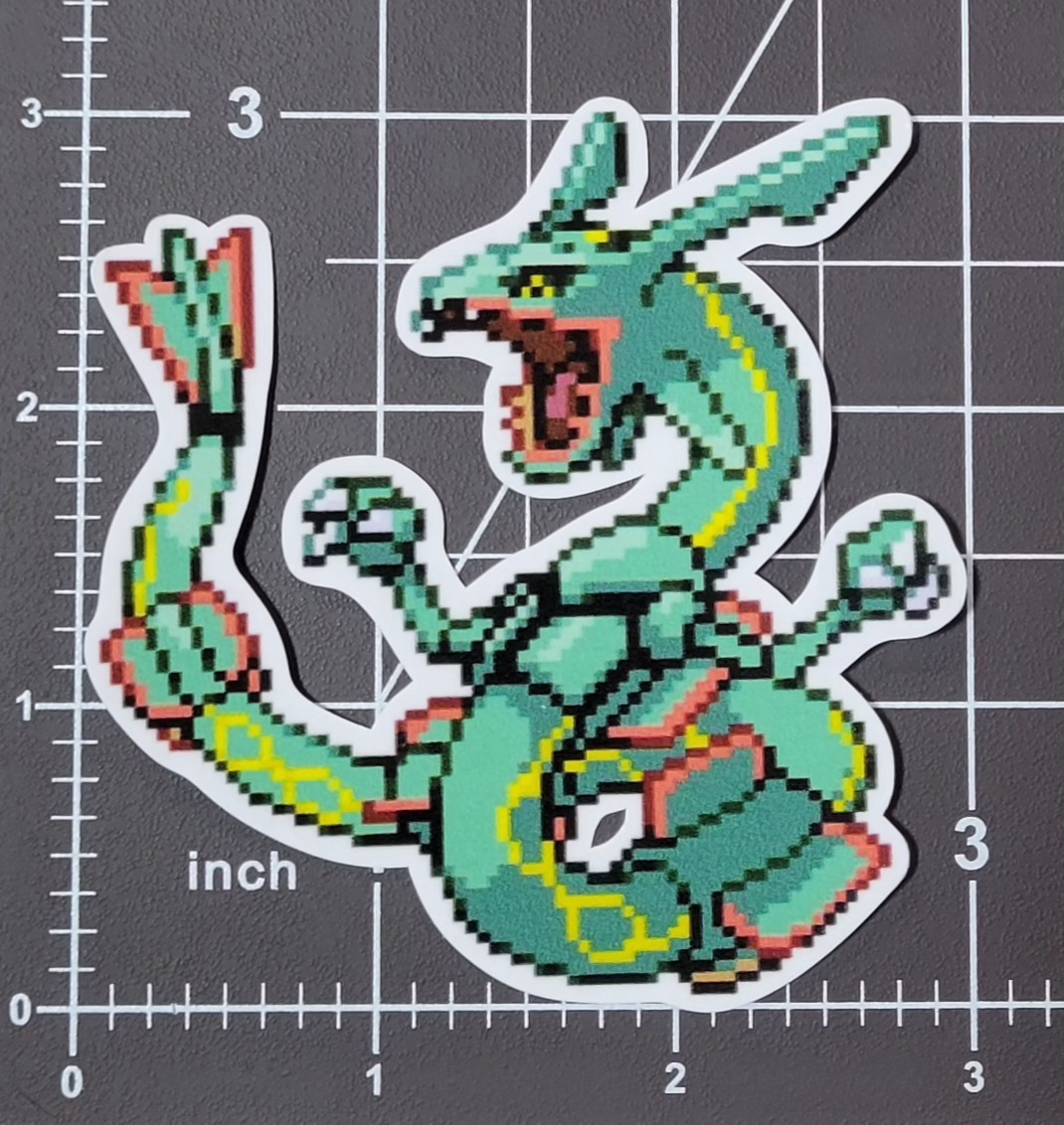 Pokémon Rayquaza Sticker 3\