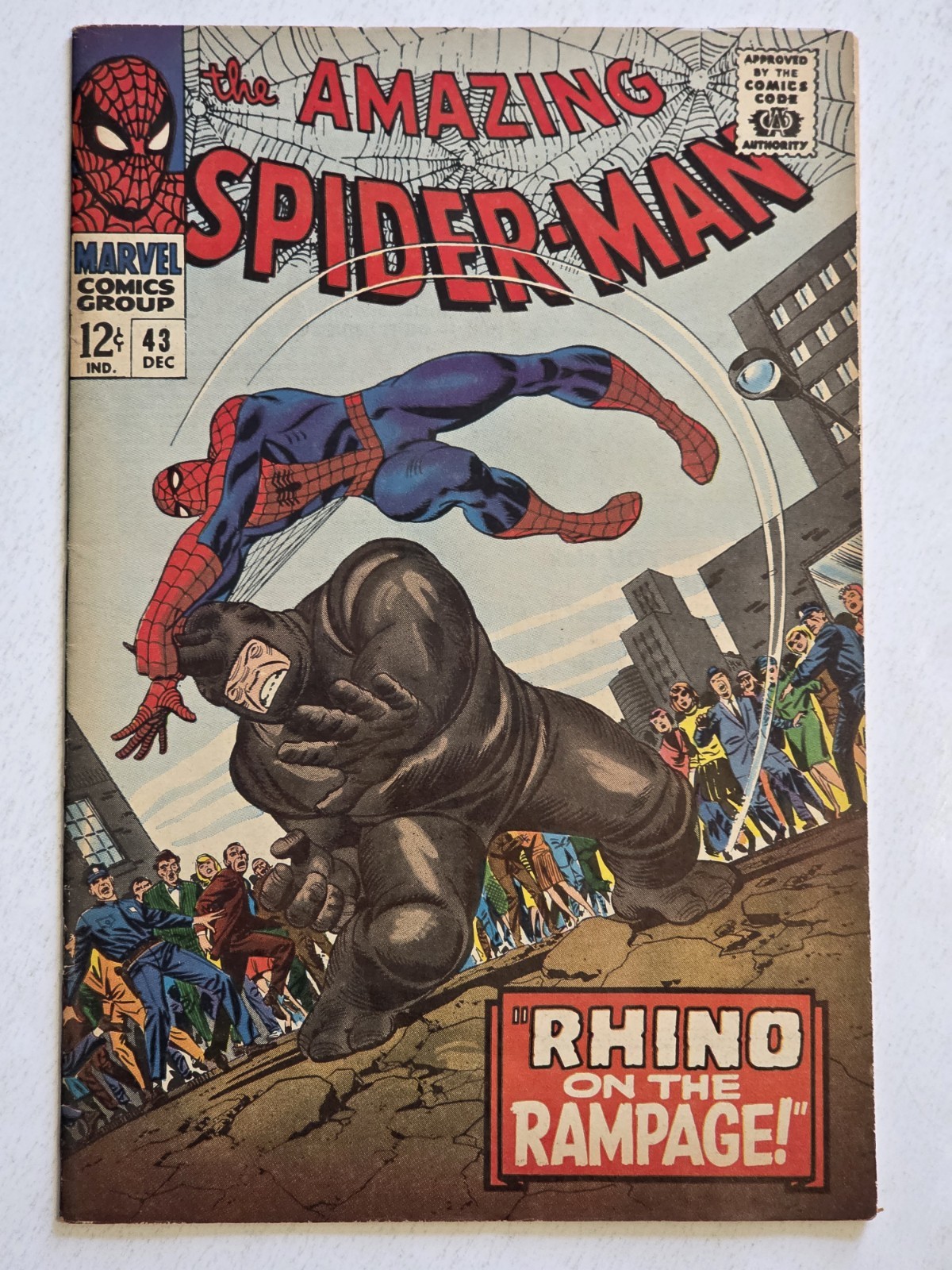 Amazing Spider-Man Silver 43 FN+ 1st Full App. Mary Jane Watson 1965 John Romita
