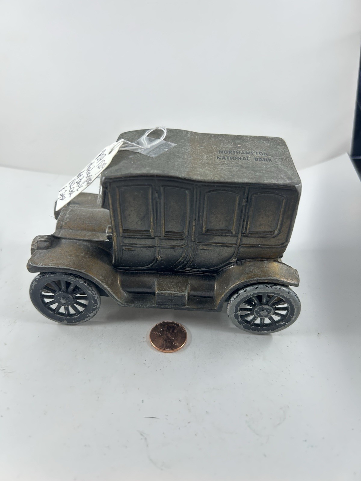 Vintage Northampton National Bank Car Coin Bank Easton PA 1912 Antique Style