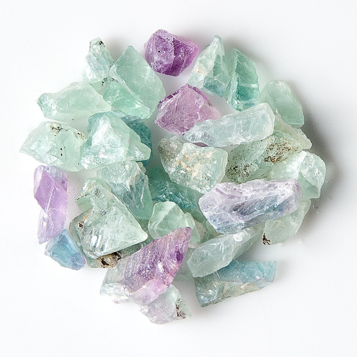 50g Rough Fluorite Chips Natural Gemstone Crystals Crafting Gems Rock