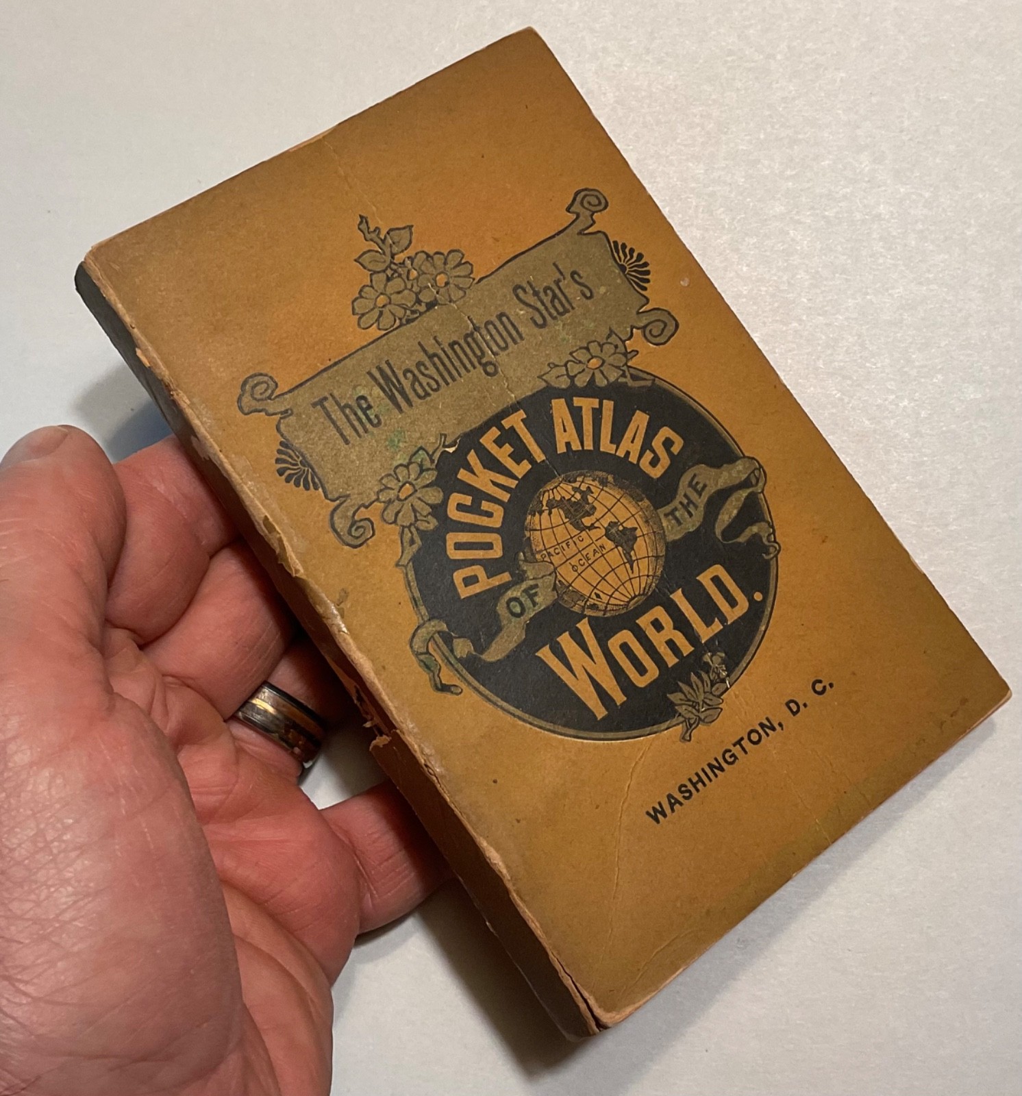 1887 Washington D.C. Star’s Pocket World Atlas 100 Colored Diagrams