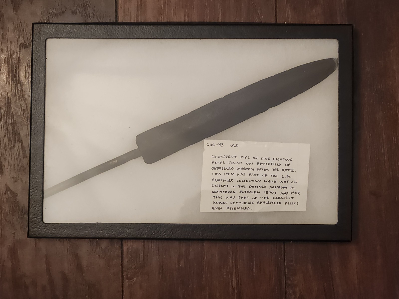 American Civil War Pike Gettysburg Relic Danner Museum Artifact