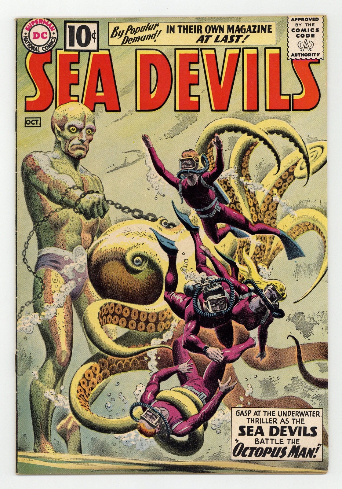 Sea Devils #1 VG 4.0 1961