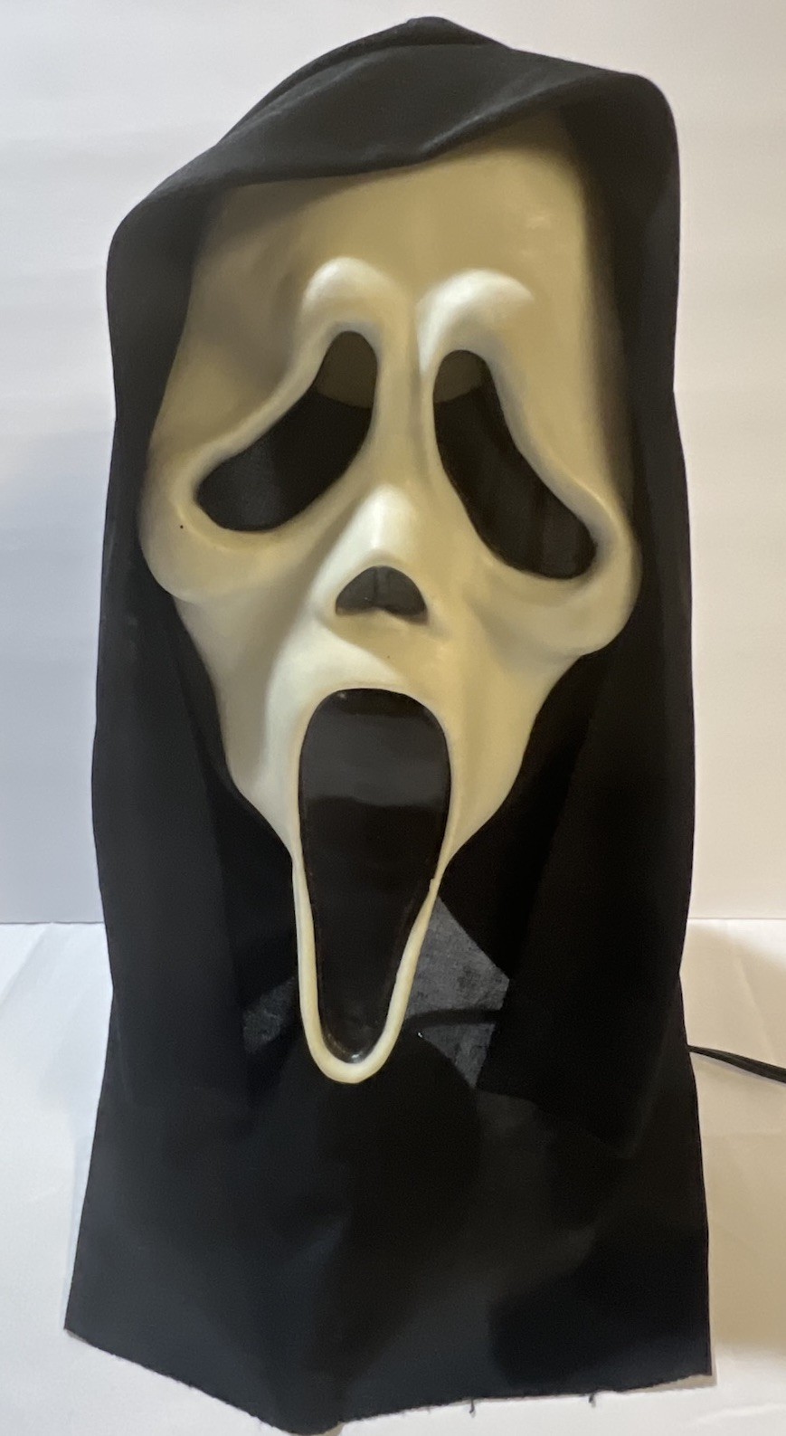 Vintage Ghost Face Scream Mask Gen 2 ? FUN WORLD DIV Glows In The Dark READ