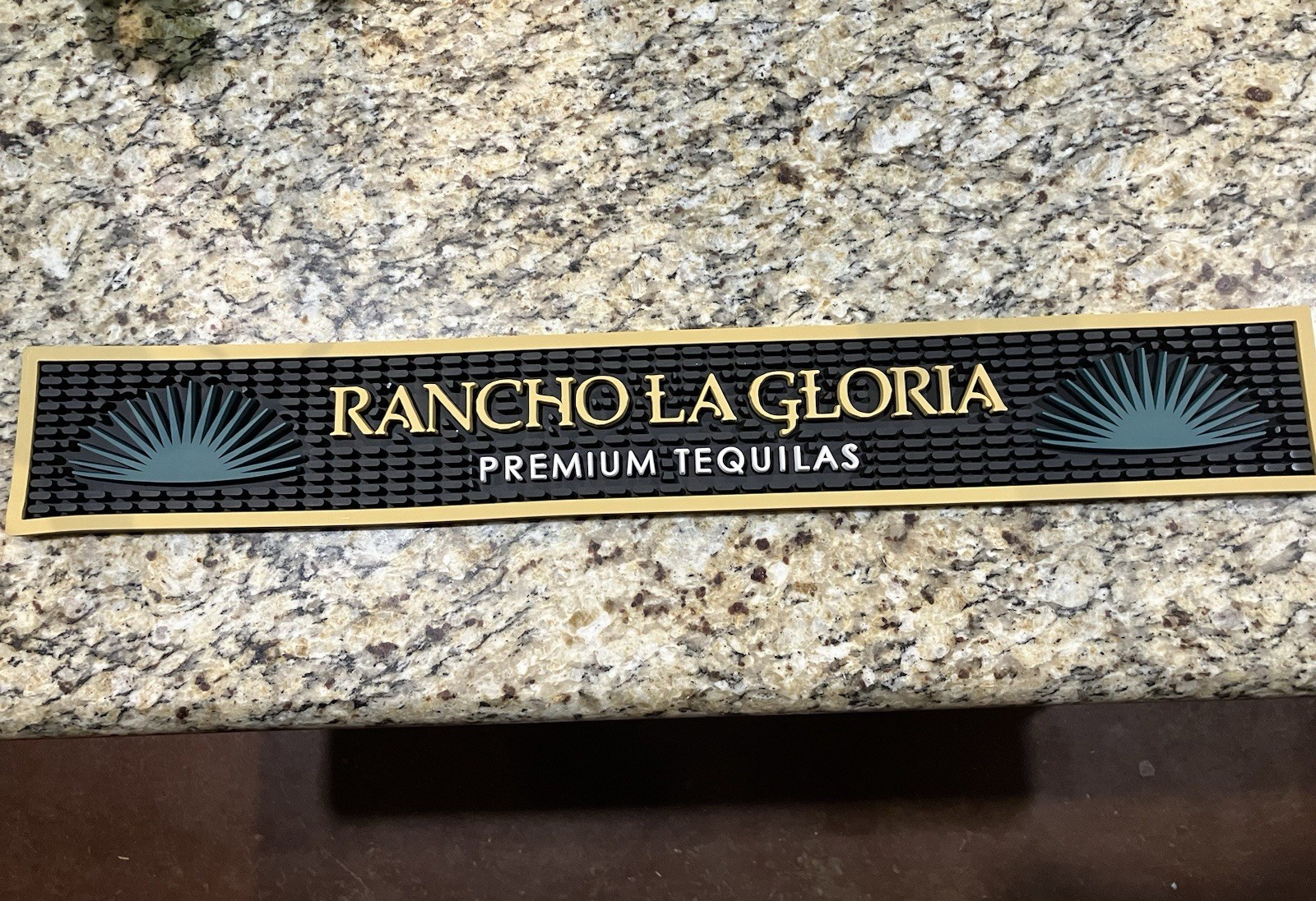Rancho La Gloria Premium Tequilas Bar Mat Bar Runner 23.5 by 3.5 Inches New
