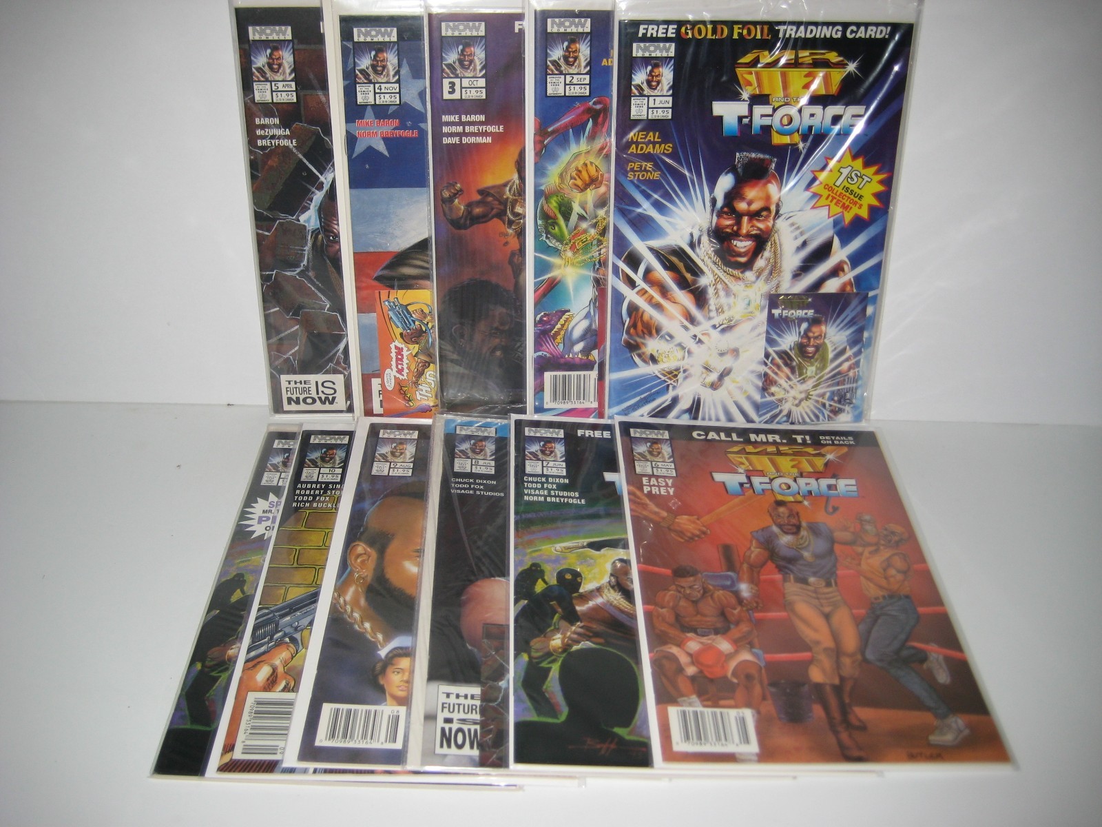 Mr. T And The T-Force (1993) #1-10 Complete Set + Annual Some Cards