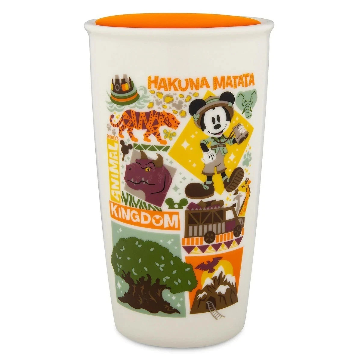Starbucks Disney\'s Animal Kingdom Ceramic Travel Tumbler Mug - 12 oz