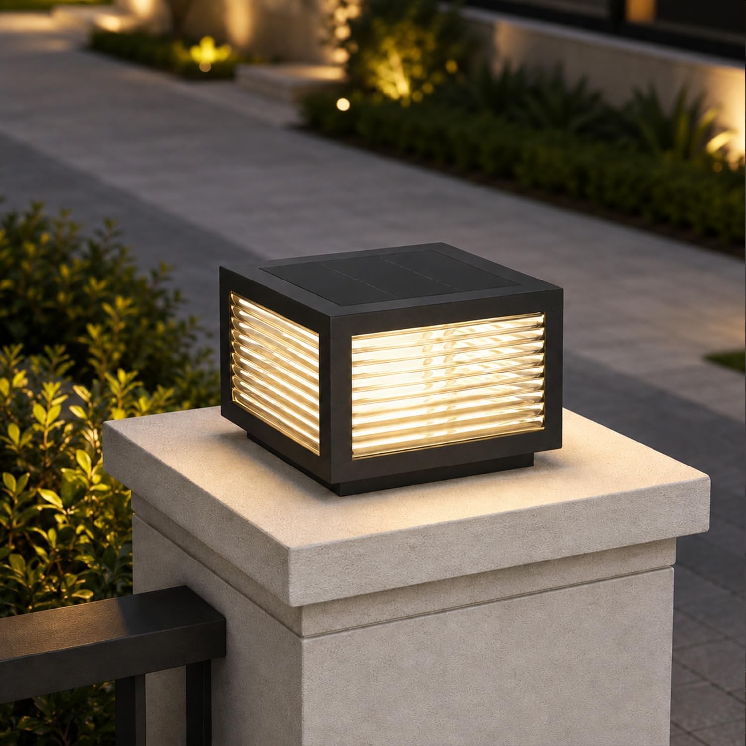 Solar Post Lights Outdoor, 7.9 Solar Post Lights Outdoor, 7.9