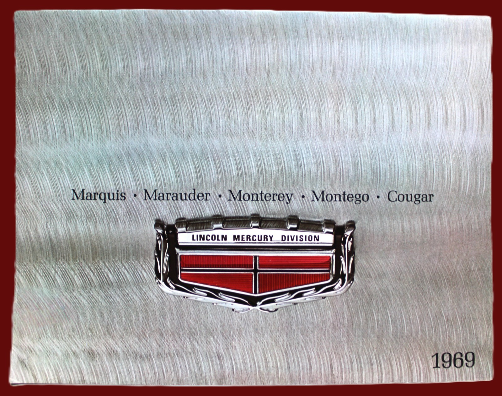 1969 MERCURY ALL MODELS AUTOMOBILE CAR ADVERTISING SALES BROCHURE VINTAGE