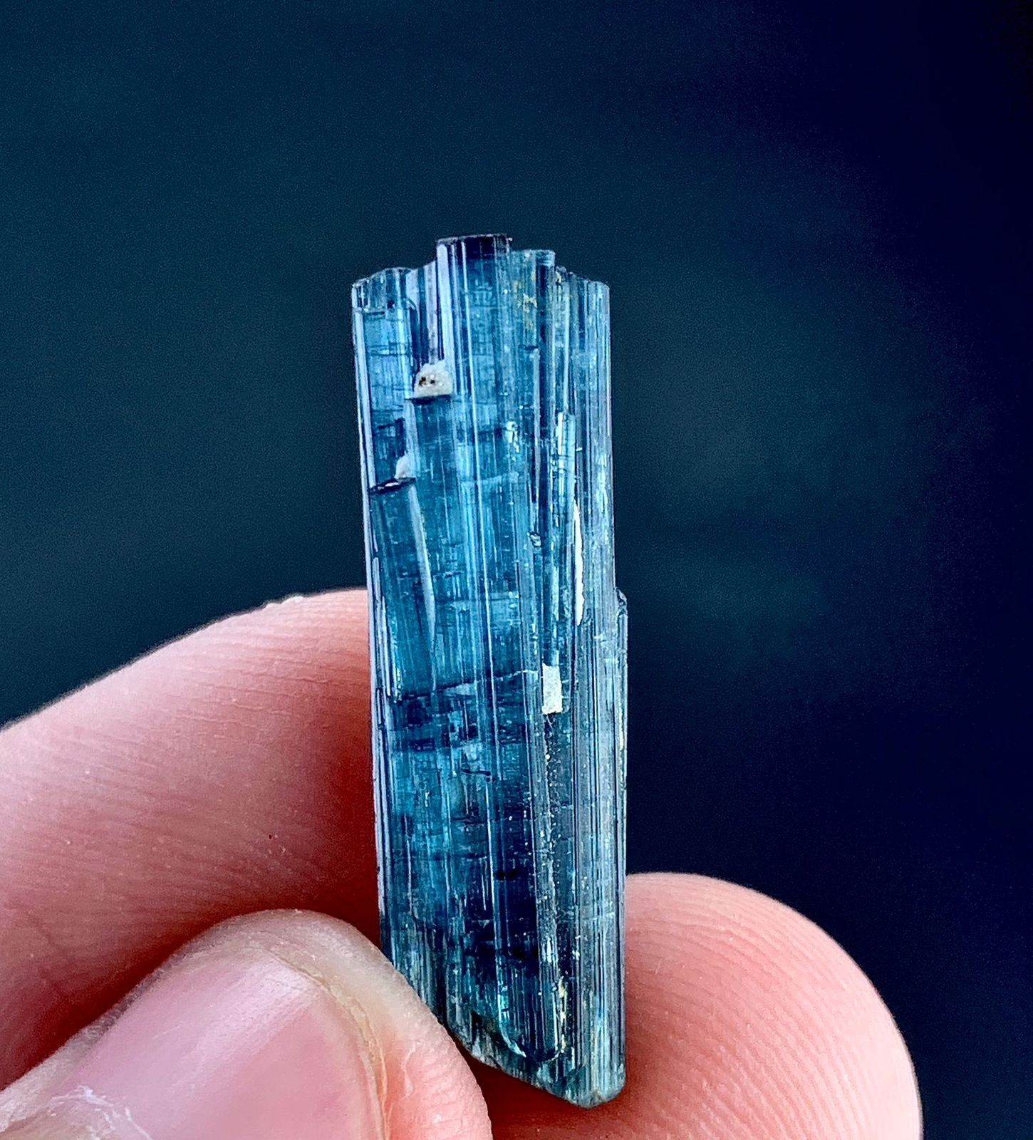 10 Carat Indicolite Tourmaline Crystal Specimen From Afghanistan