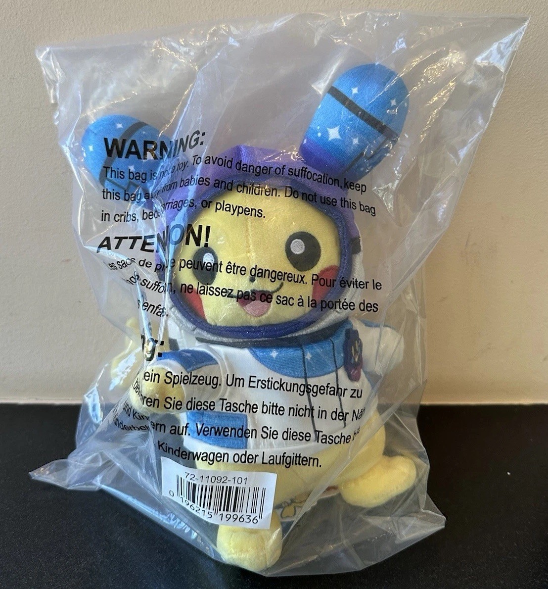 Pokemon XP Pikachu plush- San Francisco 2026 Pokemon Center World Championships