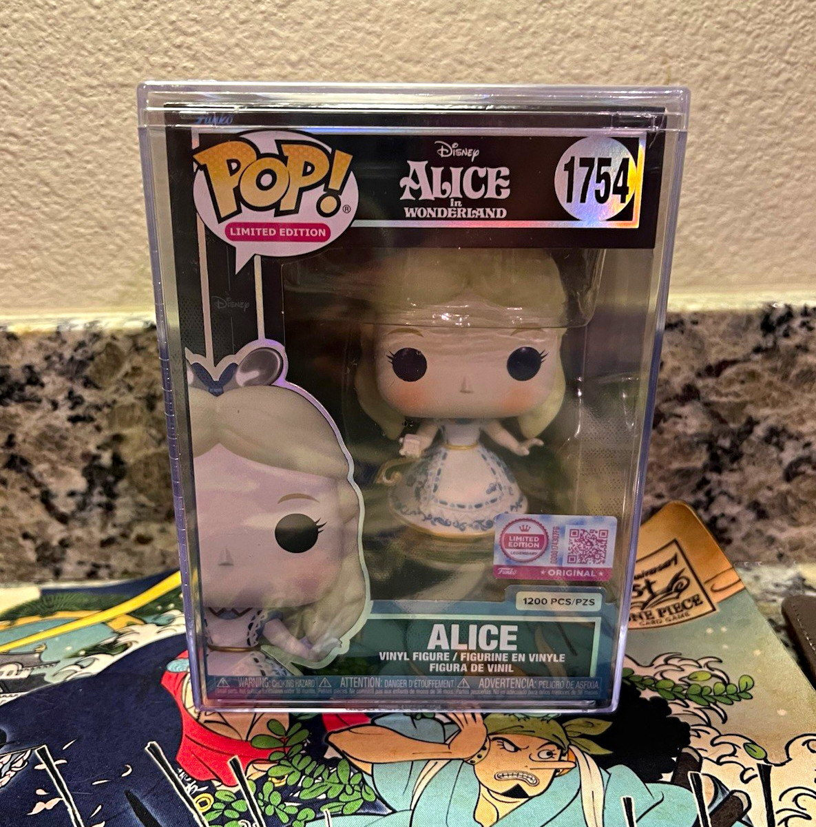 Funko Pop Disney Alice in Wonderland Alice #1754 Limited Edition W/Protector