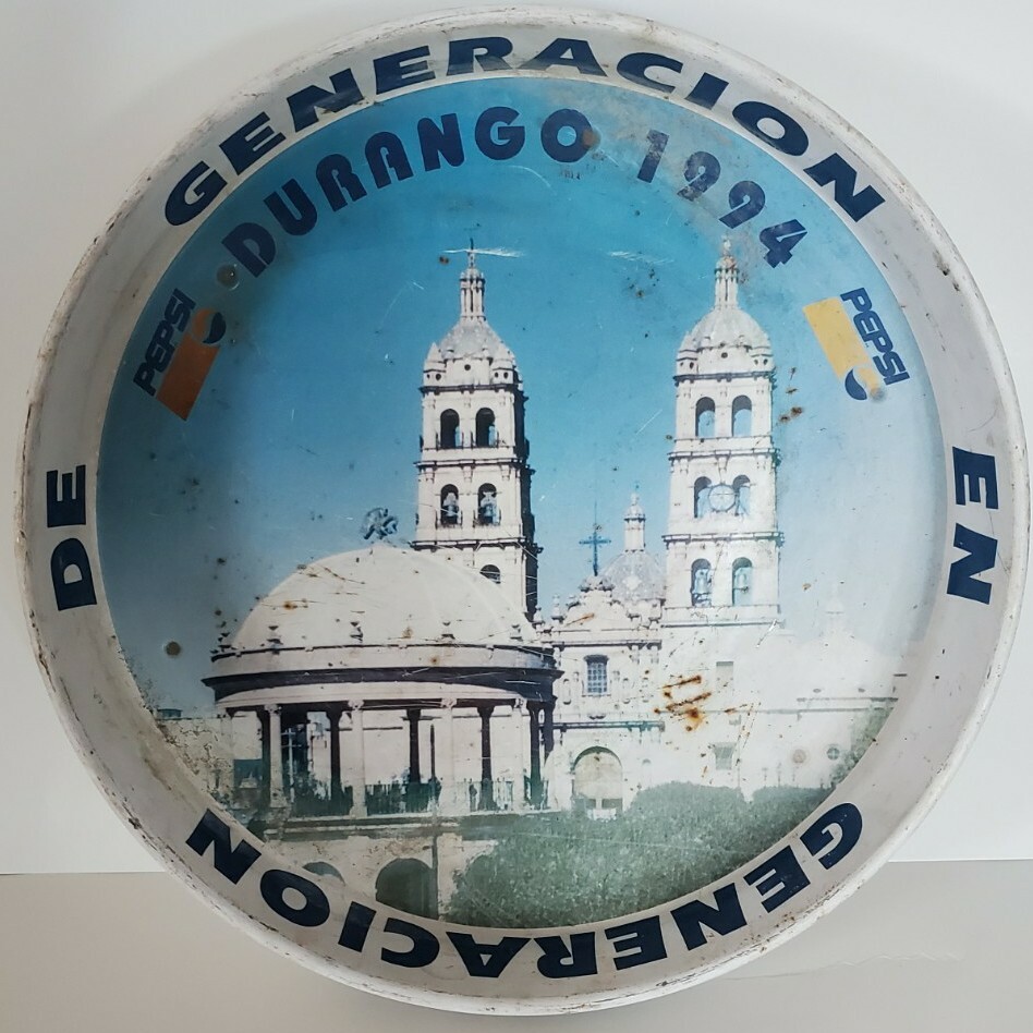 Vintage Pepsi Cola Durango Mexico Serving Tray
