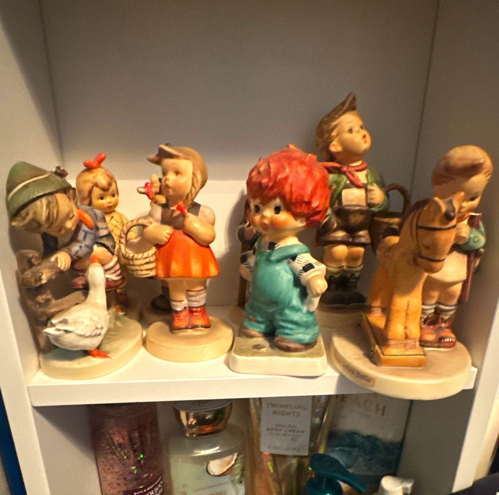 Ceramic Children Figurines Lot of 5, Multicolor, Kids Decor, Unboxed