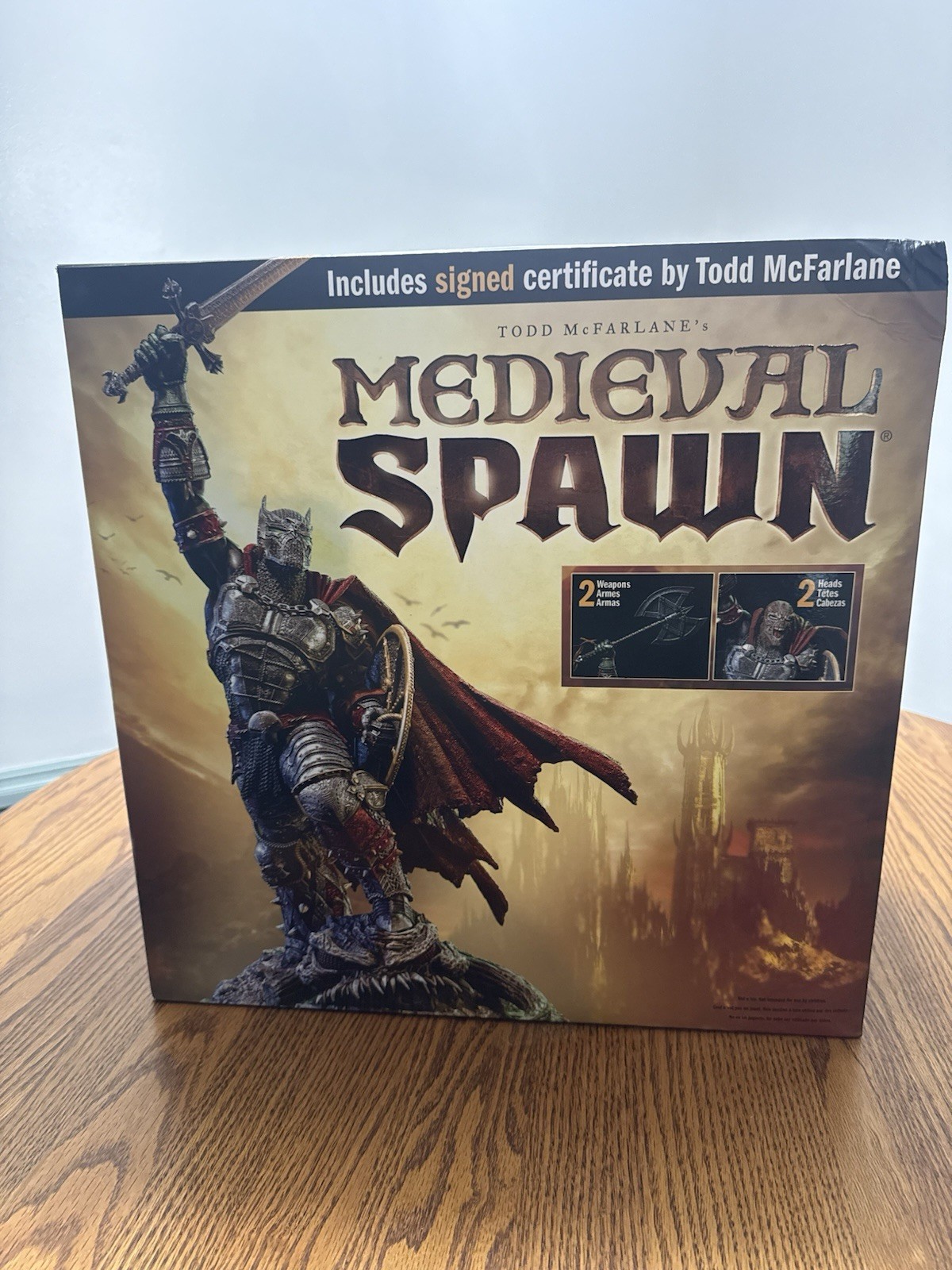 McFarlane Toys Medieval Spawn Limited Edition Figure Signed Collector\'s Club
