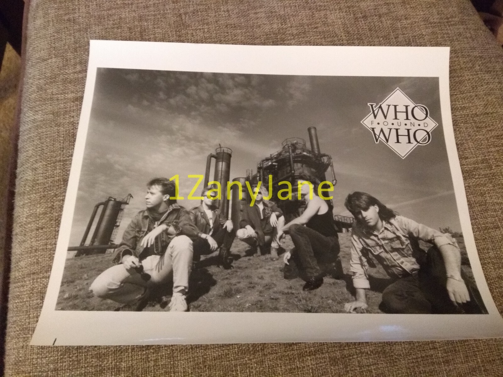 P106 Band 8x10 Press Photo PROMO MEDIA WHO FOUND WHO 5 MAN GROUP