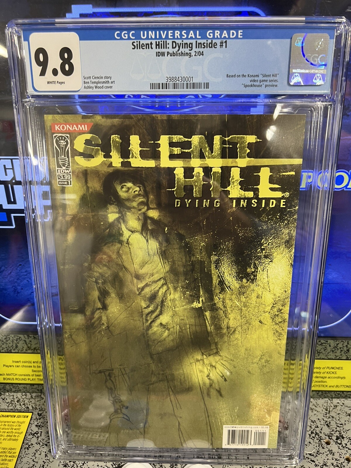 2004 IDW Silent Hill Dying Inside #1 First Print Comic Book Graded CGC 9.8 White