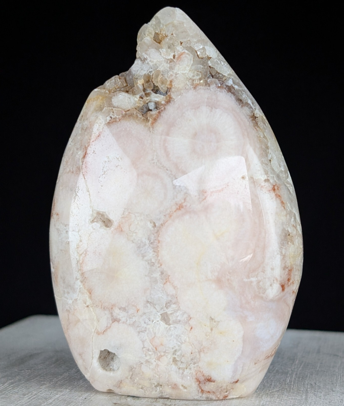 Pink Amethyst Freeform Ornament Crystal Chakra Gemstone Reiki