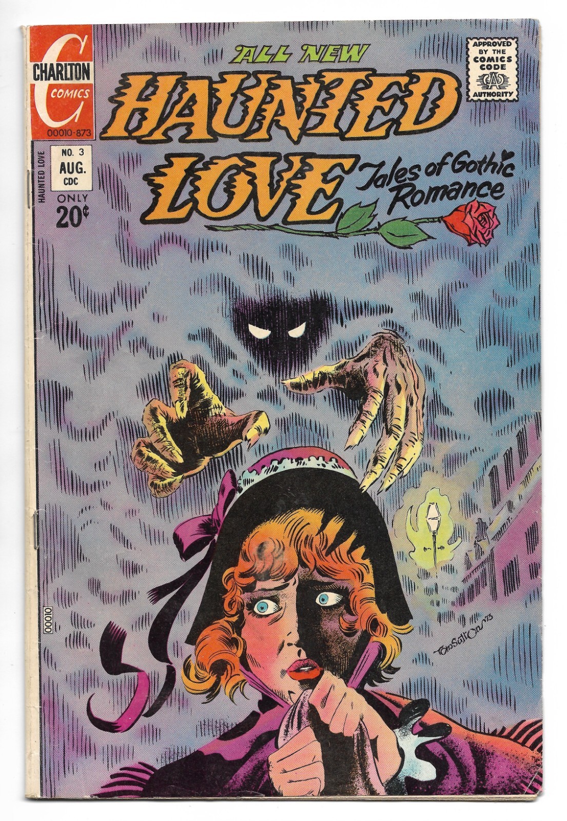 Haunted Love #3 (Charlton Comics, 1973) Tom Sutton, Horror Romance | FN- 5.5