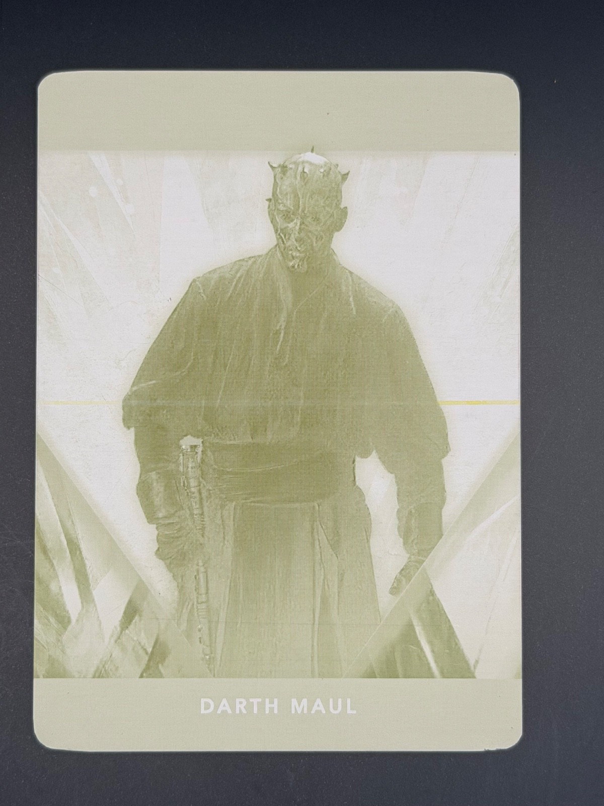 2024 Topps Star Wars Masterwork Darth Maul Printing Plate 1/1