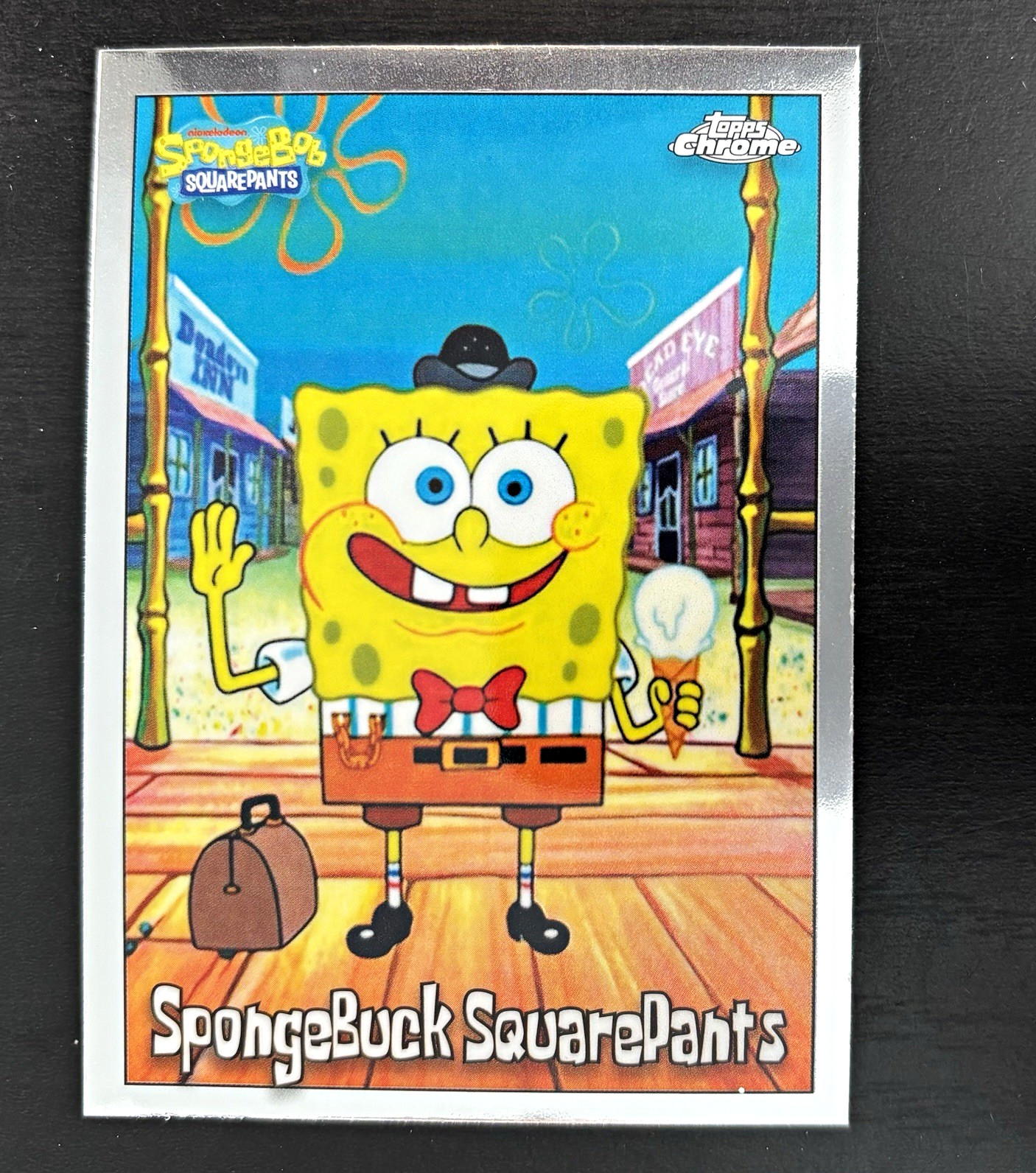 Topps 2025 Topps Chrome SpongeBob SquarePants 4-Card Lot #54 #104 #19 #57